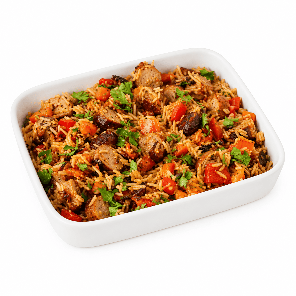 Spicy Rice With Sausage